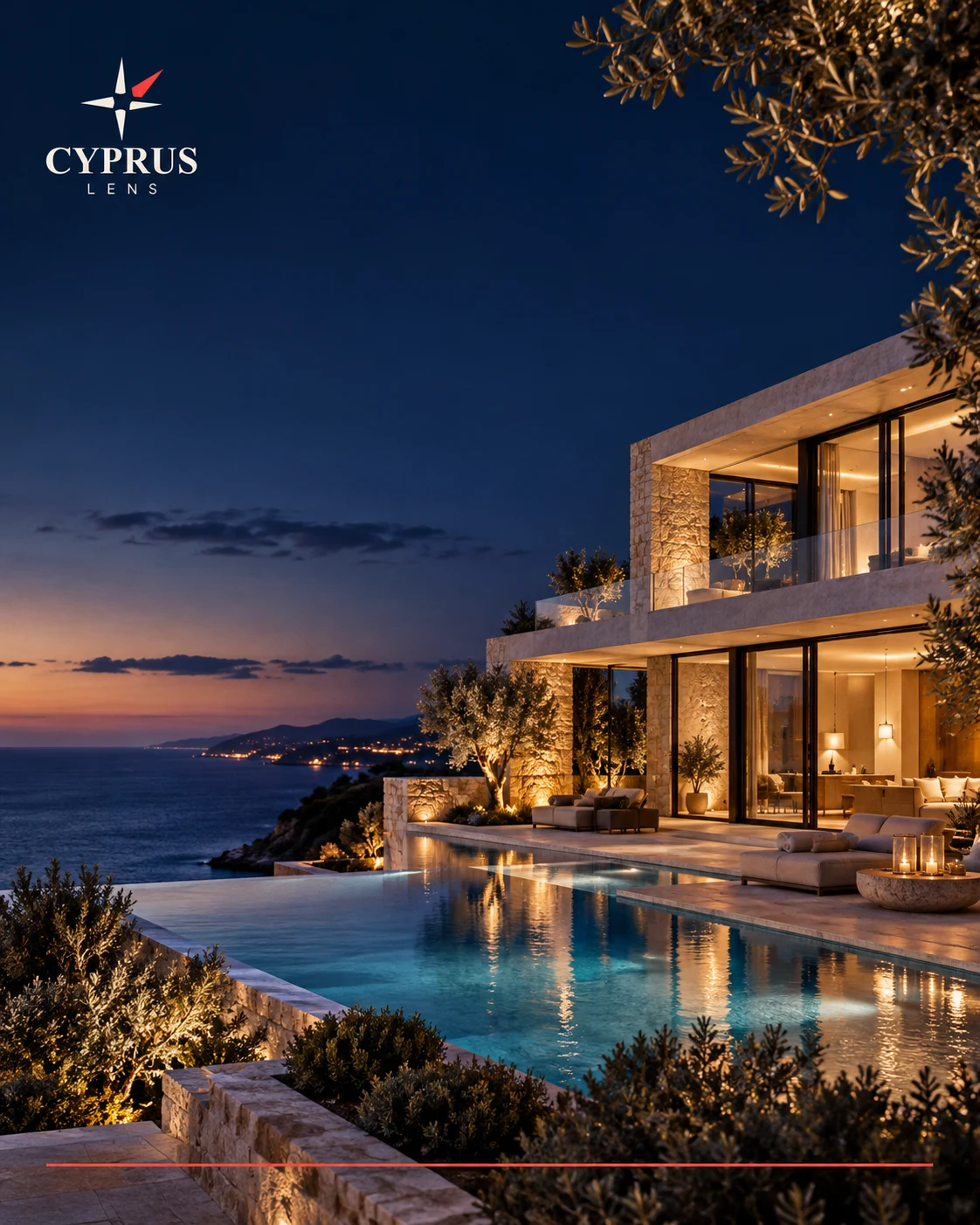 Esentepe kıyı yaşamını temsil eden havuzlu modern villa